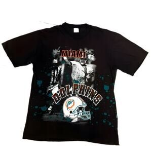 Vintage 90s Rare “GTS” Miami Dolphins T-Shirt